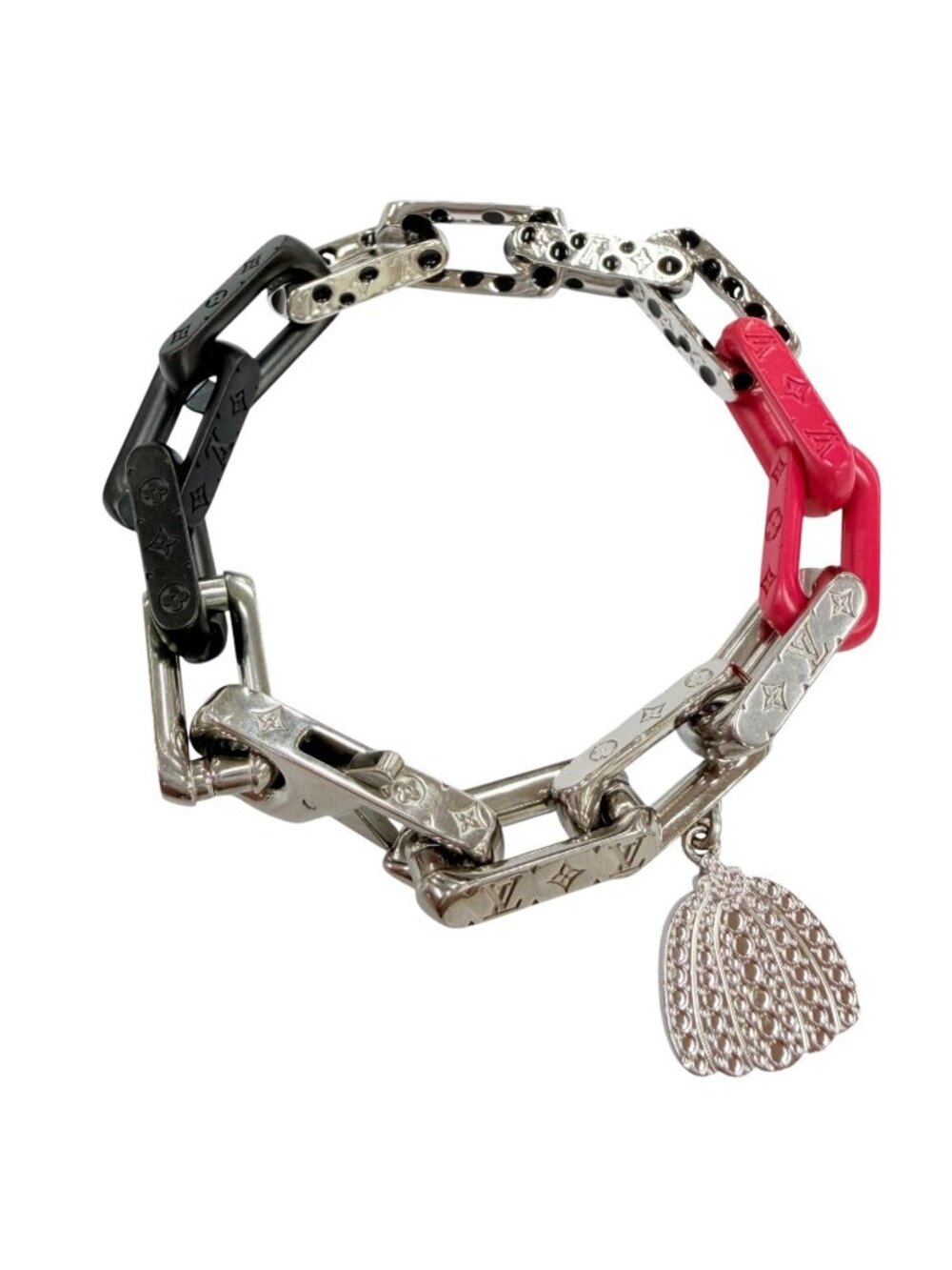Louis Vuitton x K x Yayoi Kusama Bracelet Monogram Chain Infinity Dot